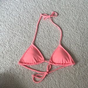 Victoria Secret coral string bikini top, XS